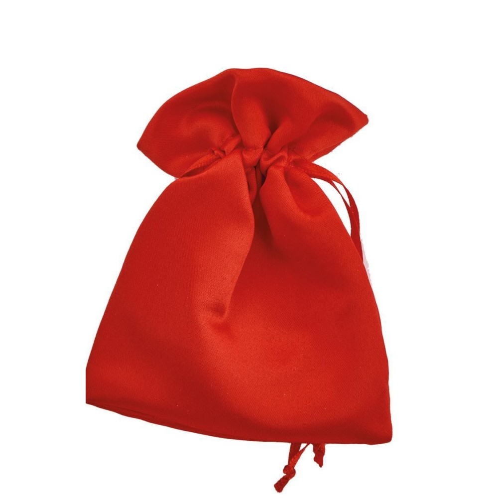 SACCHETTO RASO 9X12CM ROSSO